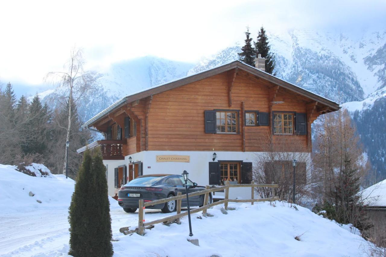 Chalet Charming Grächen Екстериор снимка
